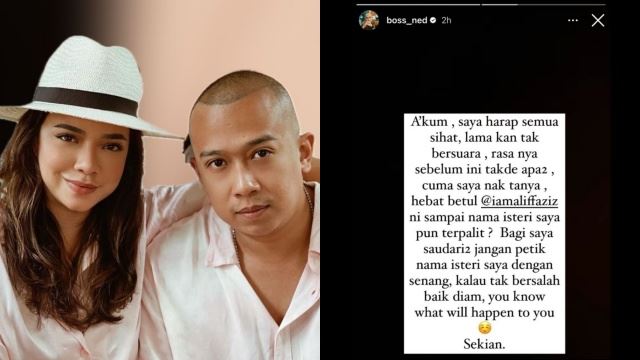 nama isteri ‘dipetik’ kes aliff aziz, suami nora danish beri amaran
