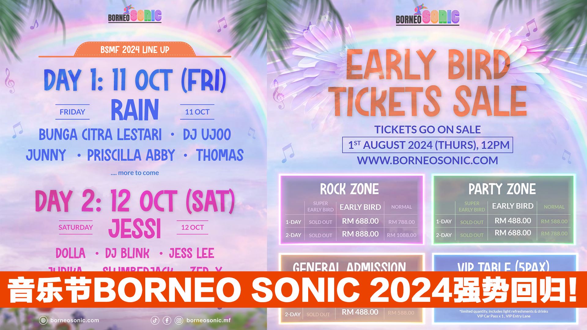 🇲🇾Borneo Sonic 2024重磅回归! | Goxuan