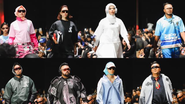 penyampai radio era pecah tradisi, catwalk di kl fashion week 2024
