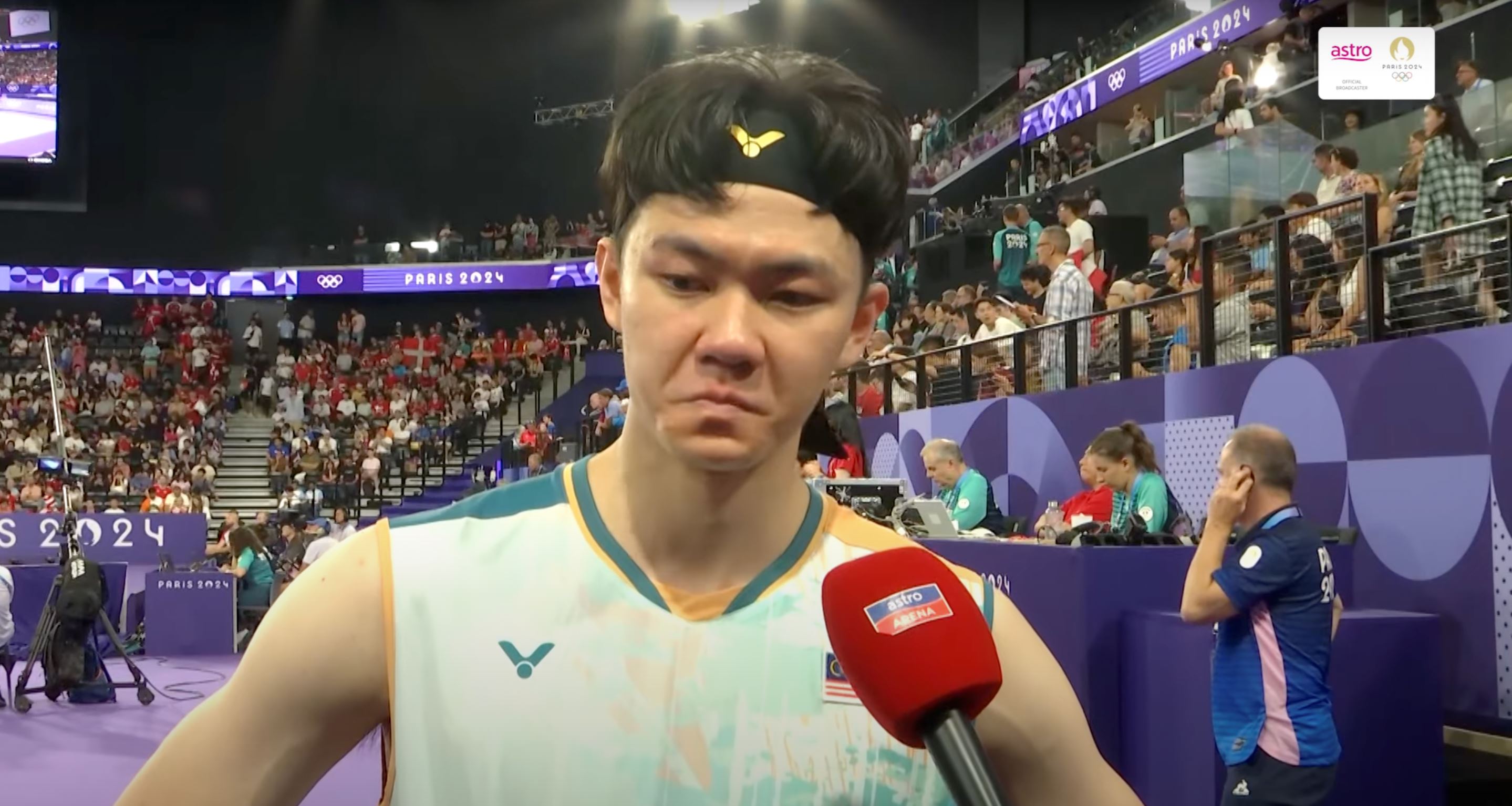 🇲🇾李梓嘉夺铜后受访落泪🥹会将以行动证明自己⚡️