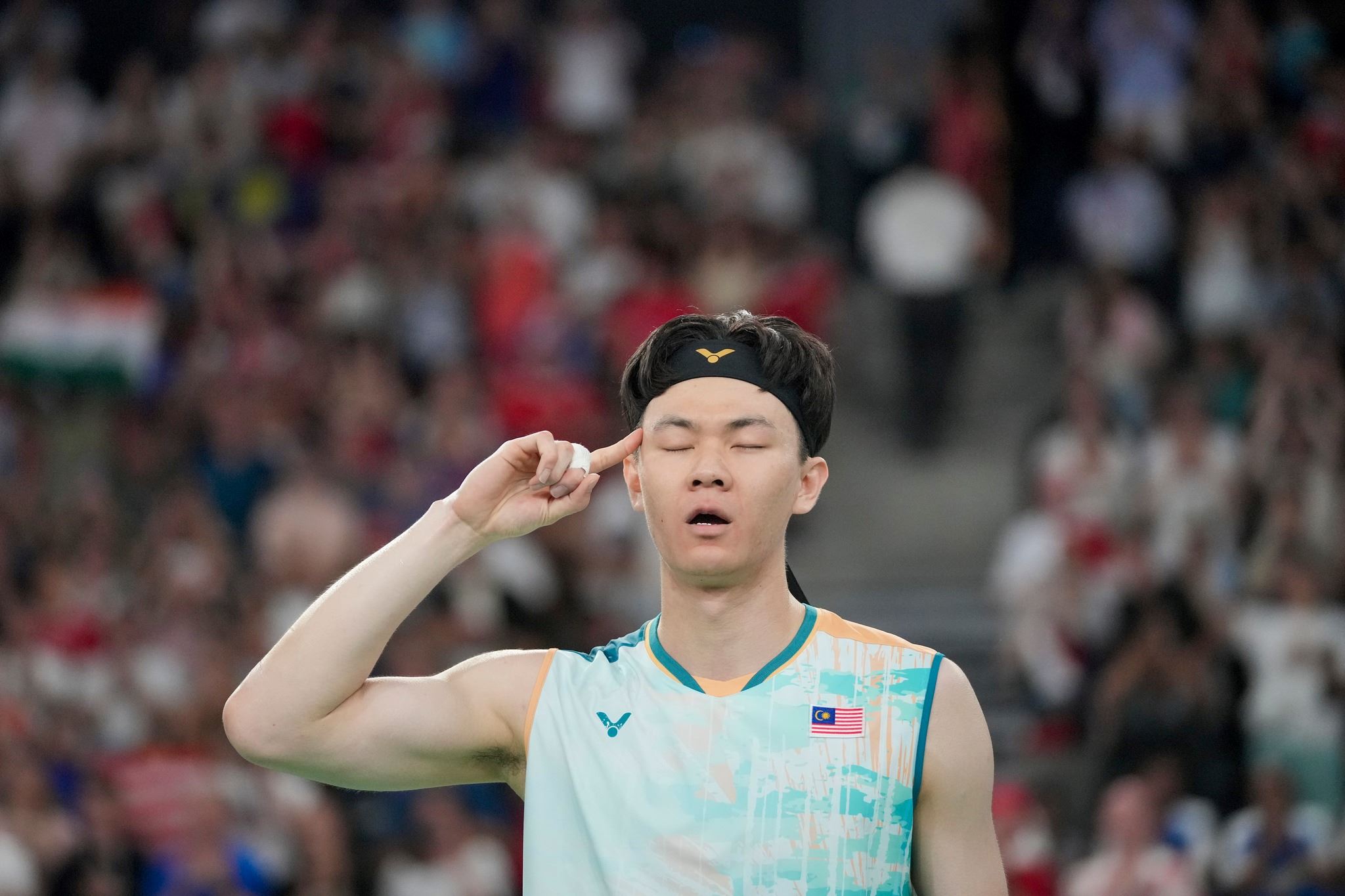 🇲🇾李梓嘉揭胜利动作背后意思❗少说话多行动⚡️