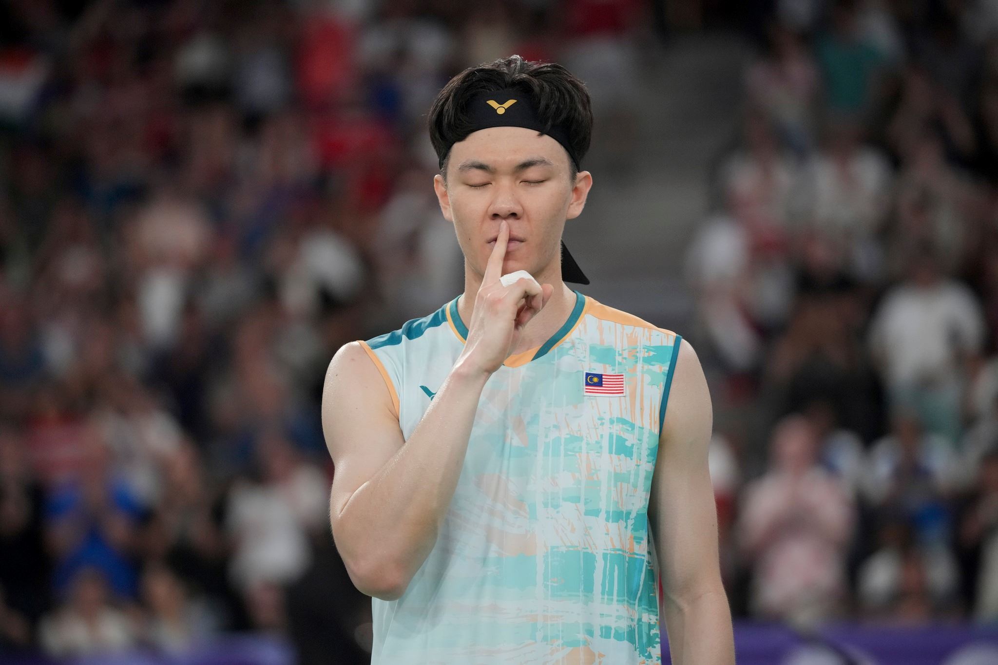 🇲🇾李梓嘉揭胜利动作背后意思❗少说话多行动⚡️