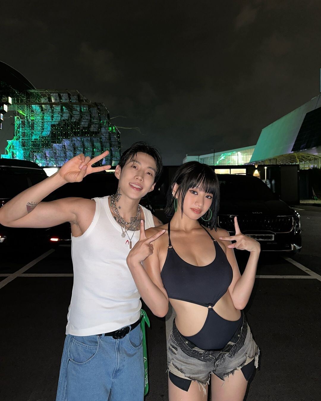 盘点5位waterbomb女神❗jeewon影片破10万观看⚡️