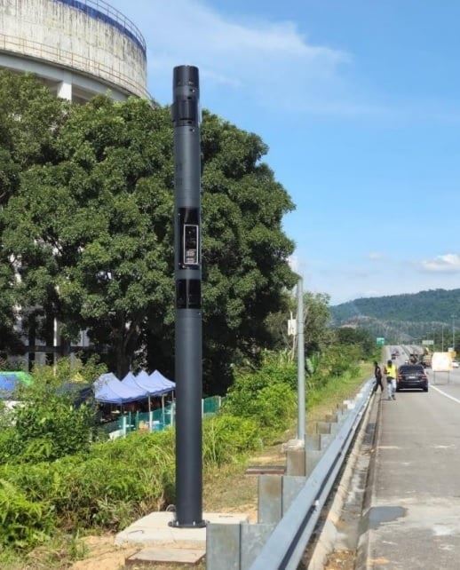 🇲🇾aes公路超速摄像头启用⚠️360度无死角监控路况❗️