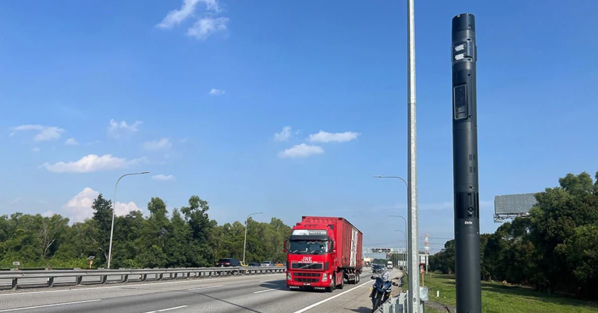 🇲🇾aes公路超速摄像头启用⚠️360度无死角监控路况❗️