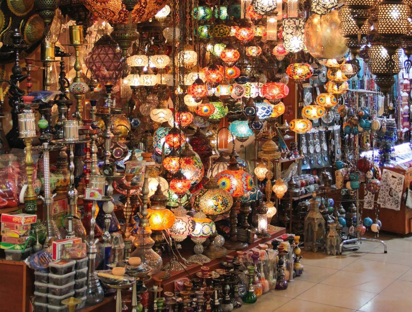 A bazaar in Port Blair