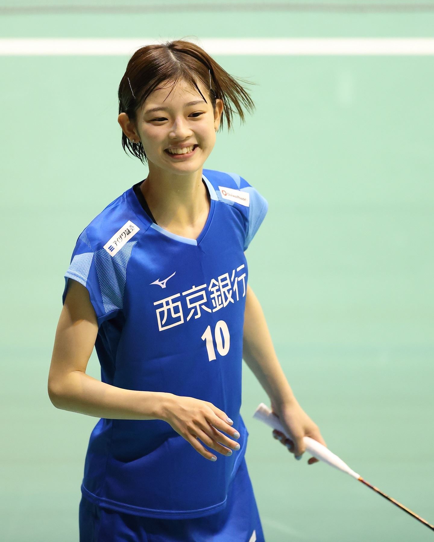 🇯🇵羽球女双田口真彩❗撞脸nwejeans成员⚡️