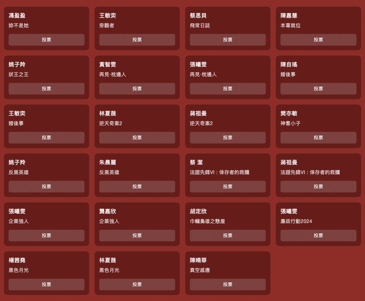 《万千星辉颁奖典礼2024》提名名单出炉❗快来为他们投票⚡️