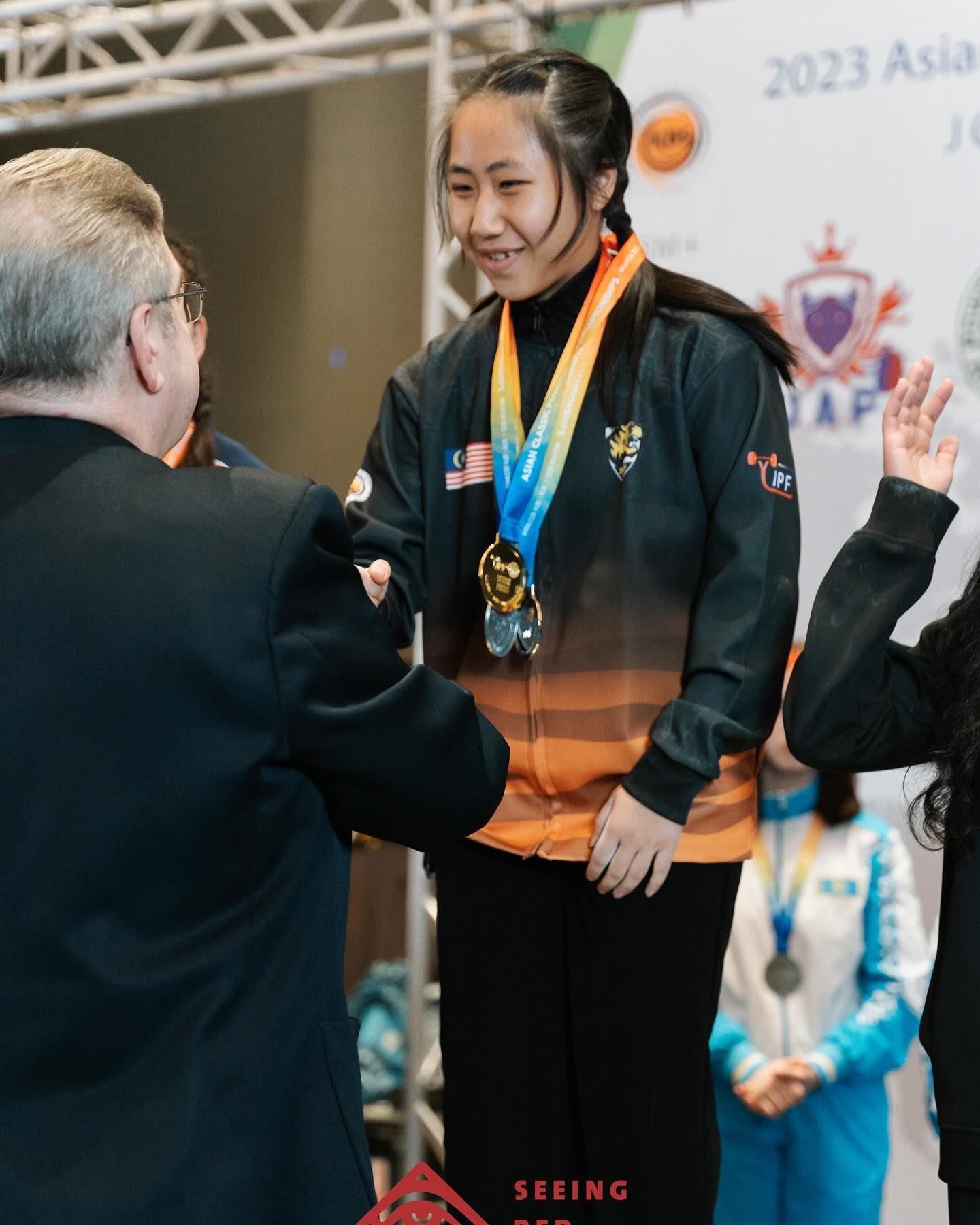 🇲🇾18岁曾佩馨为大马争光❗2024世界力量举锦标赛夺冠🏆