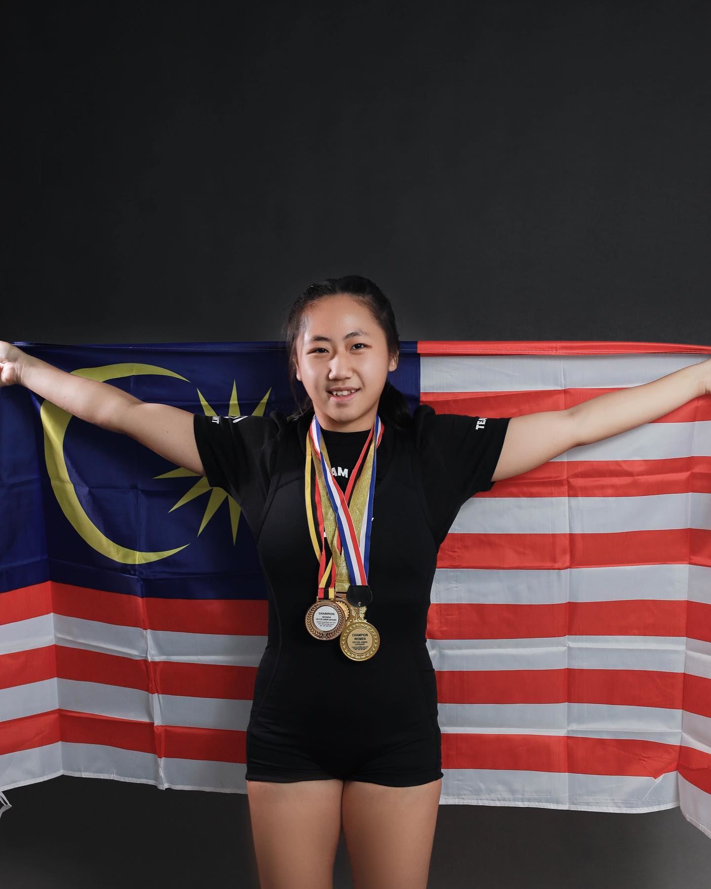 🇲🇾18岁曾佩馨为大马争光❗2024世界力量举锦标赛夺冠🏆
