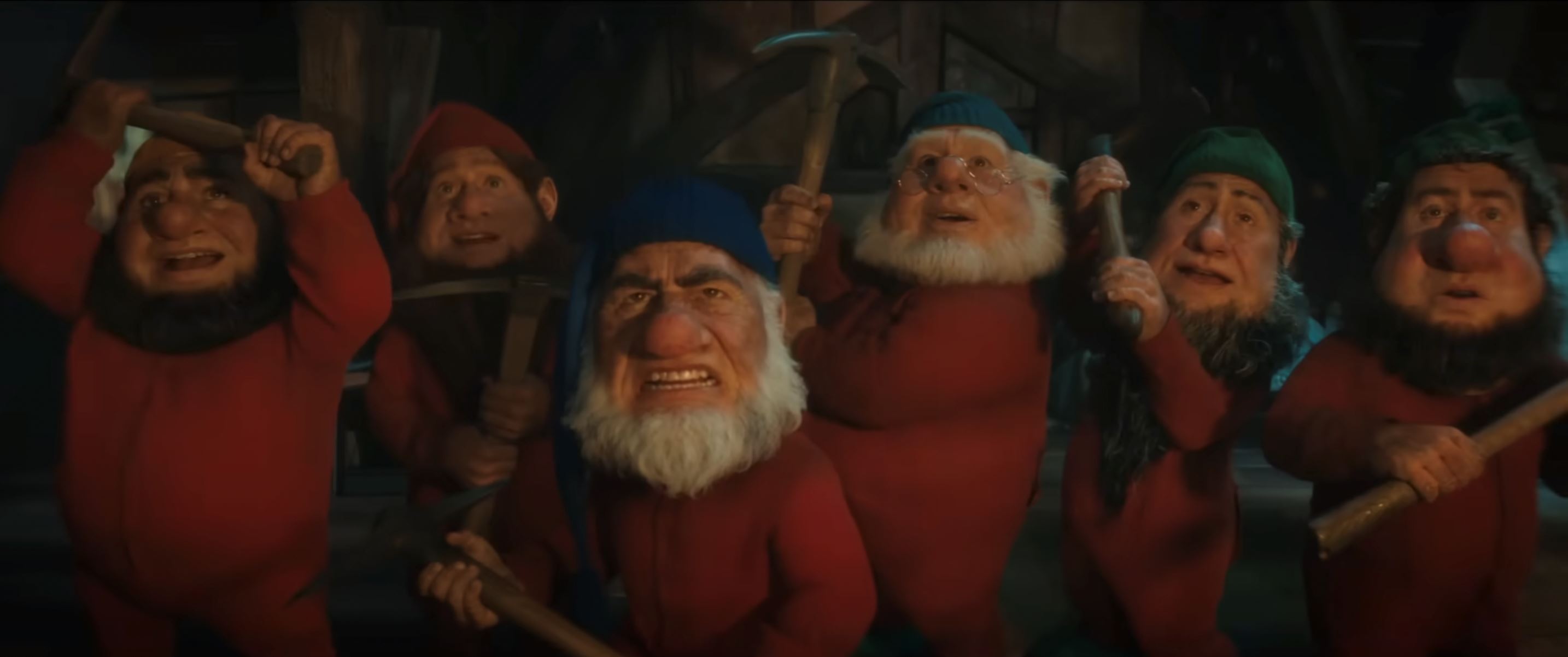 真人版《白雪公主》全新预告❗卡通场景真实还原🍎