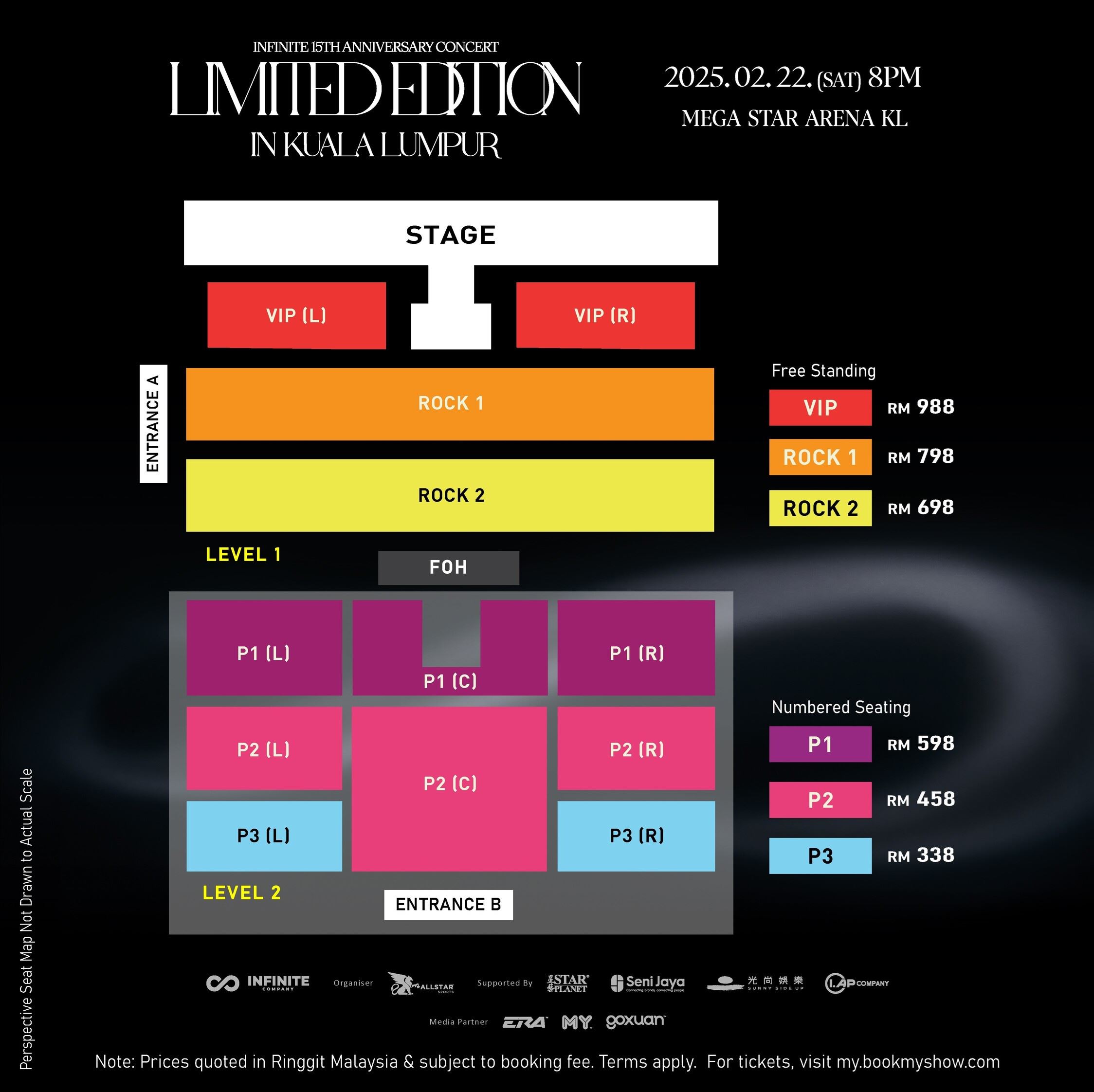 🇰🇷韩国男团infinite于2月22日来马开唱❗ 门票12月13日正式开售🔥