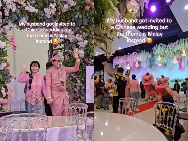 chinese couple’s malay-themed wedding in johor wows malaysians on social media