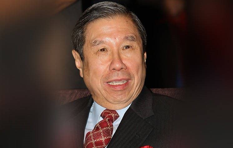 A close-up image an older man