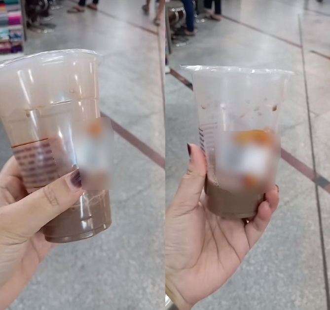 woman orders drink without ice, shocked to receive only a quarter-filled cup