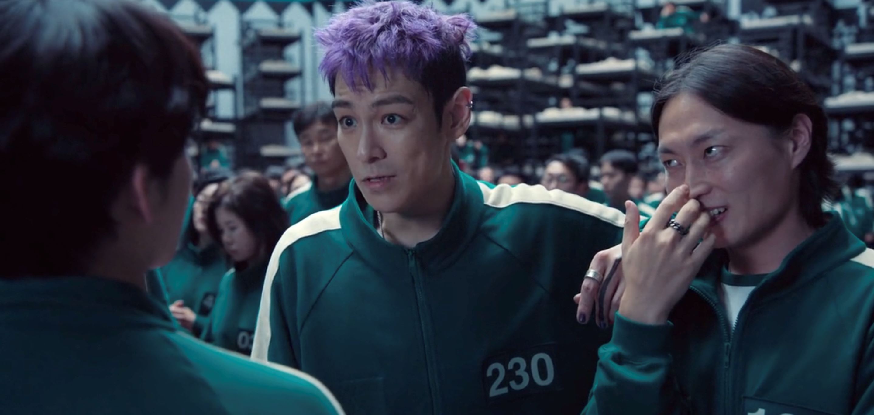 📺《鱿鱼游戏2》开播啦❗t.o.p低音炮说唱撩妹💥