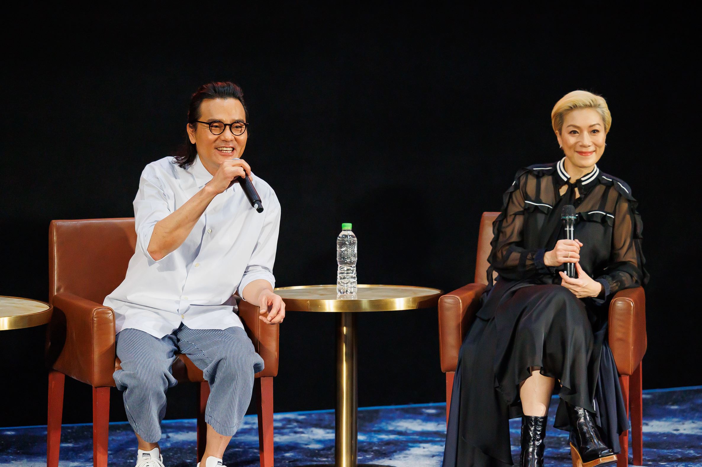 张可颐林家栋合体出席电影《临时劫案》粉丝见面会❗郭富城扁桃腺发炎“临时缺席”😭