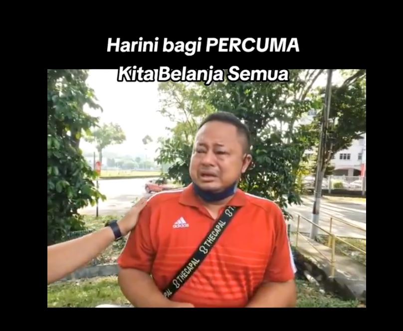 heartwarming! m'sian buys out entire putu mayam stall in shah alam to help uncle in settling rm400 pibg fees