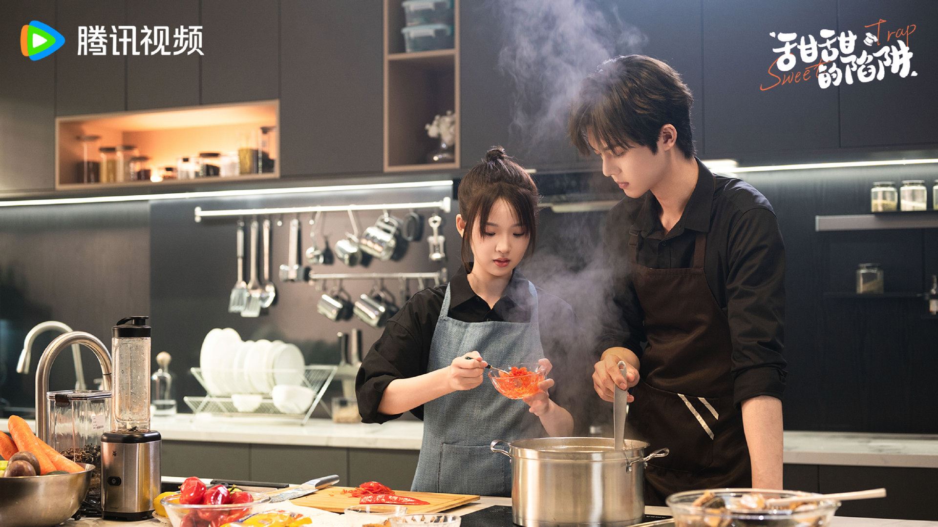 陆剧《甜甜的陷阱》热播中❗谢彬彬搭档张淼怡主演🔥