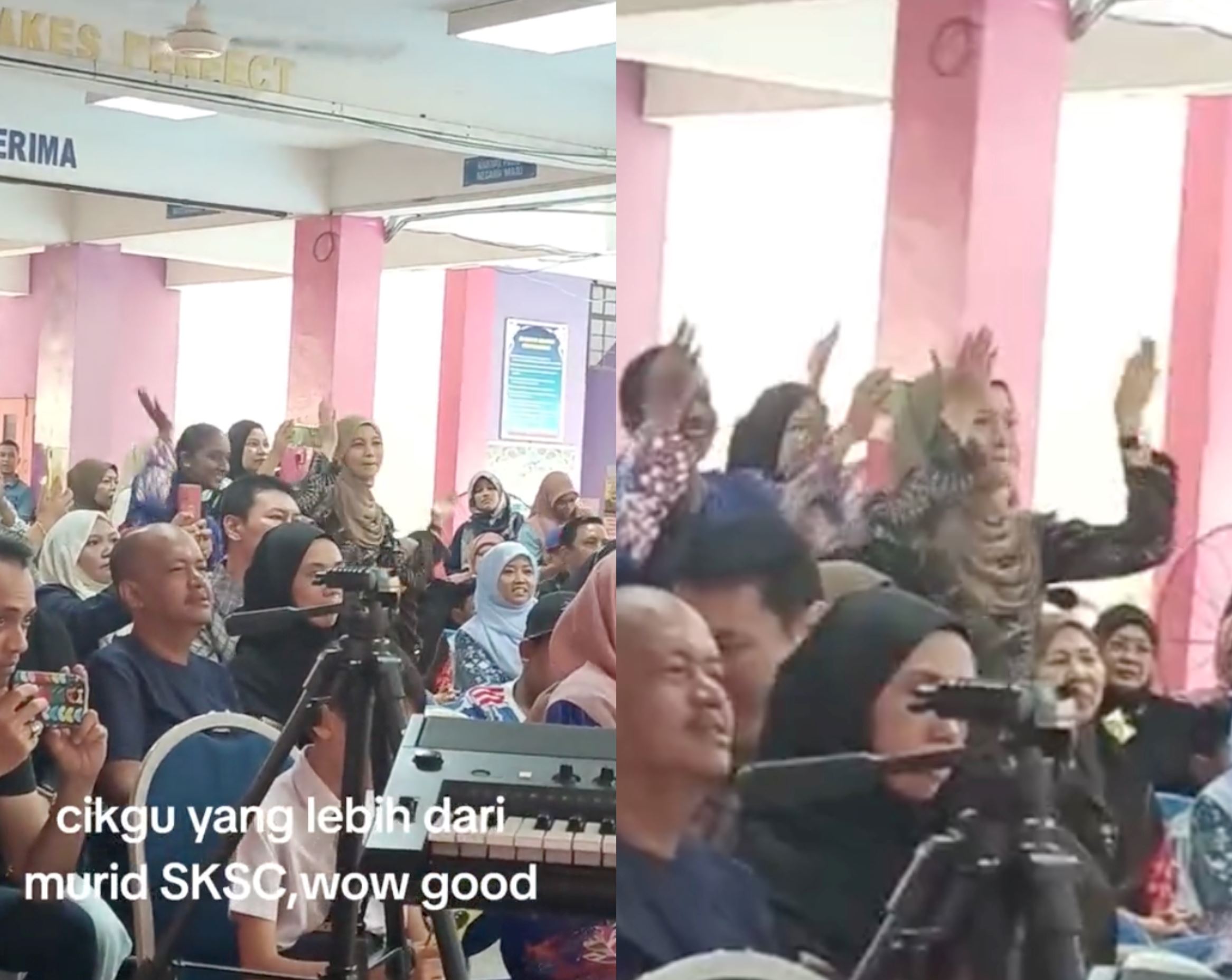 malaysians laud teachers for dancing with students at anugerah cemerlang ceremony!