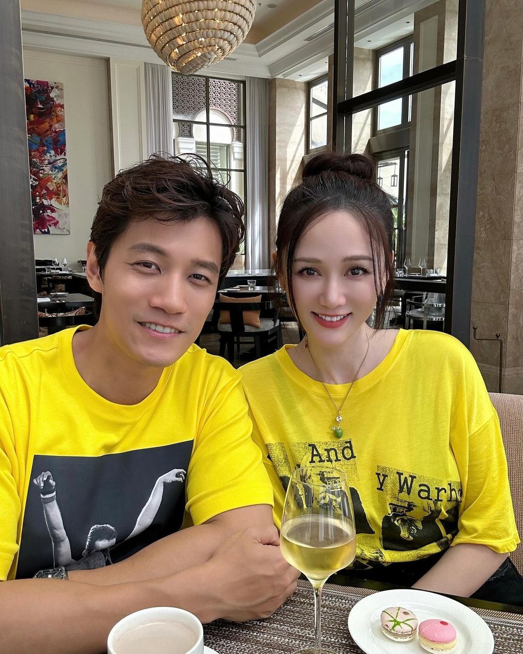 陈乔恩与老公甜蜜重游定情定💗5年后换了个身份回到天空之桥🔥