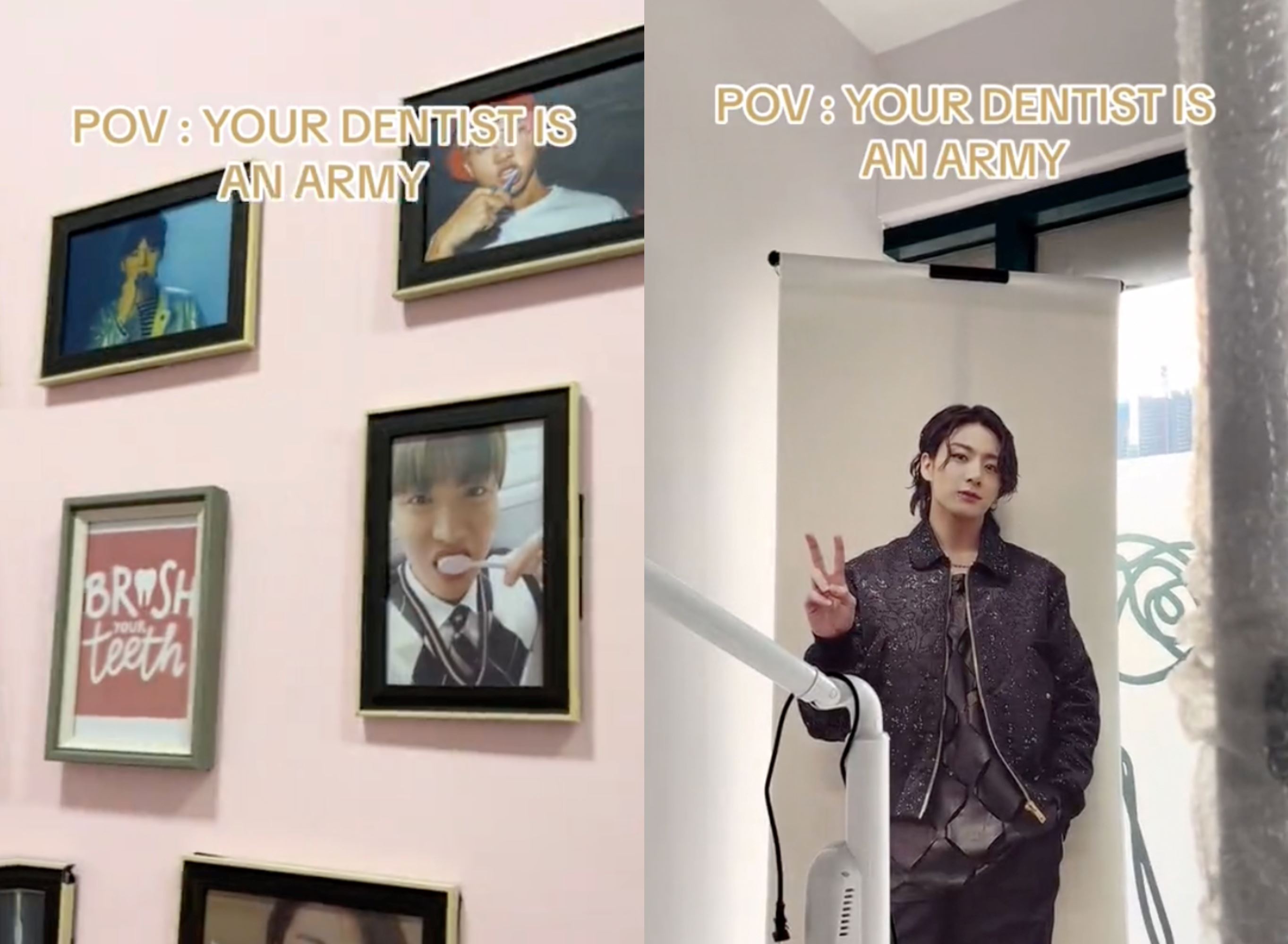 m'sian dentist transforms her entire clinic into bts haven, calls it the magic shop