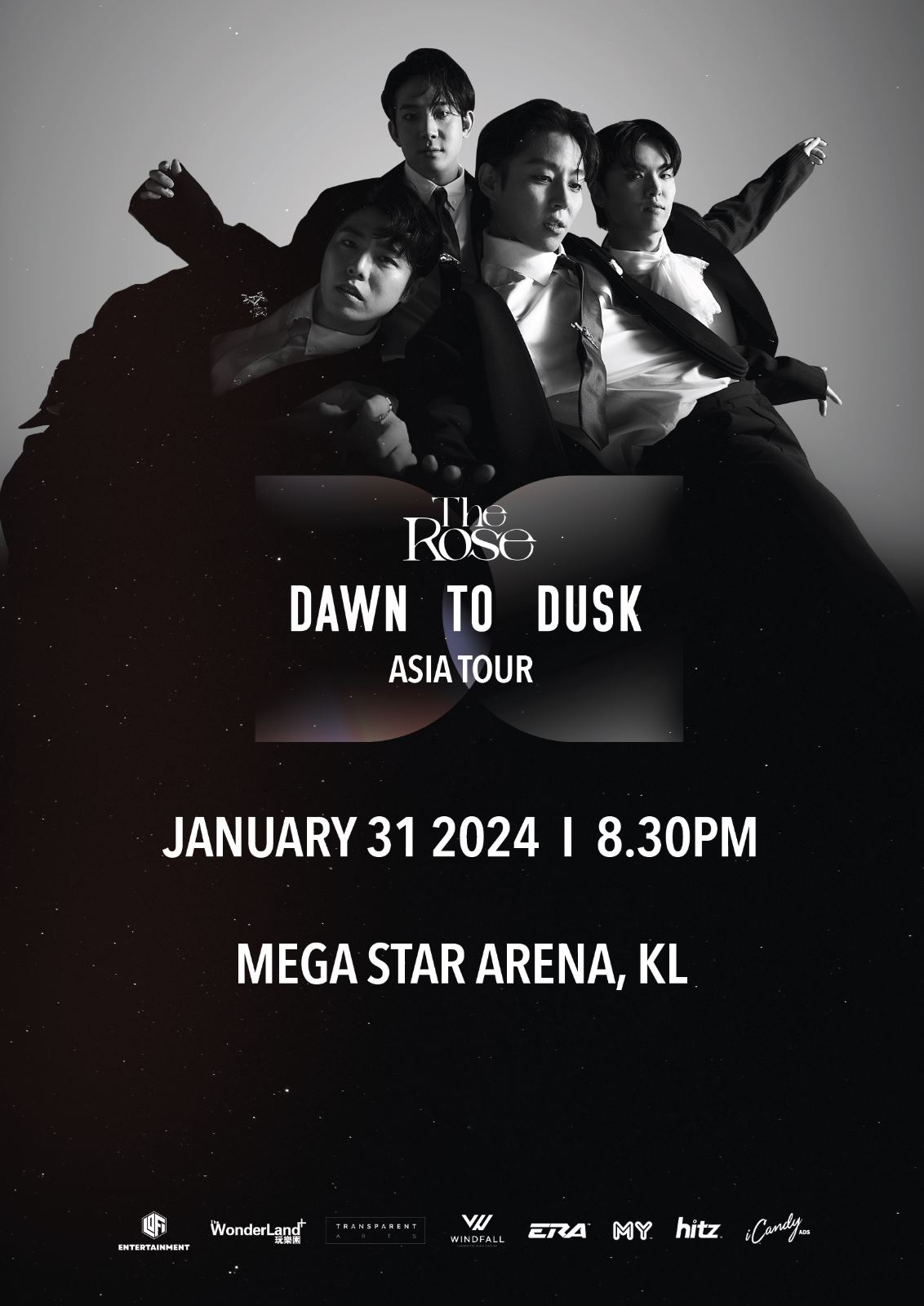 韩国独立乐团the rose1月31日来马开唱❗门票将于1月6日开售🔥