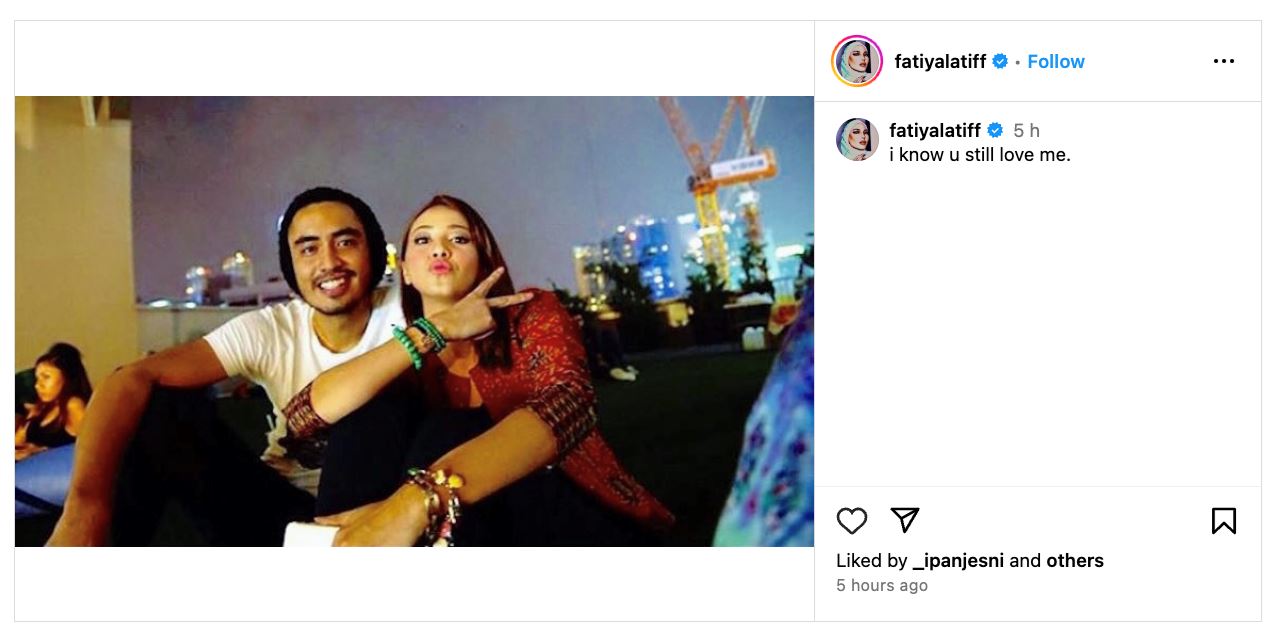 promote lagu sendiri tajuk ‘benci’, fatiya latiff kongsi foto lama dengan aiman hakim ridza