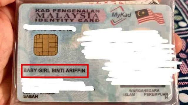 wanita ini kecewa ramai tak percaya namanya ‘baby girl’