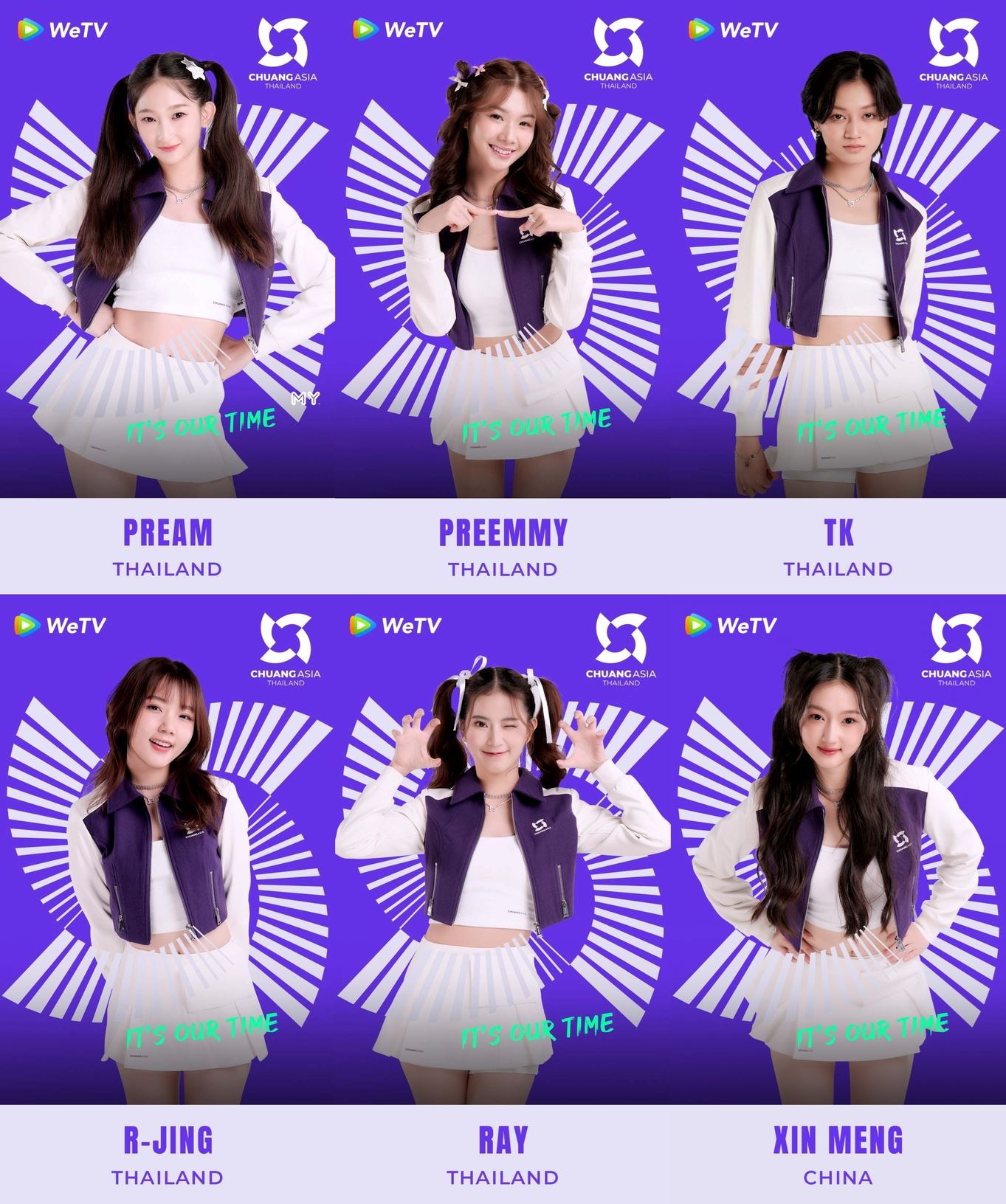 🇹🇭《创造营亚洲》学员公式照公开❗大马代表elynleong、安俐颖高甜来袭💗