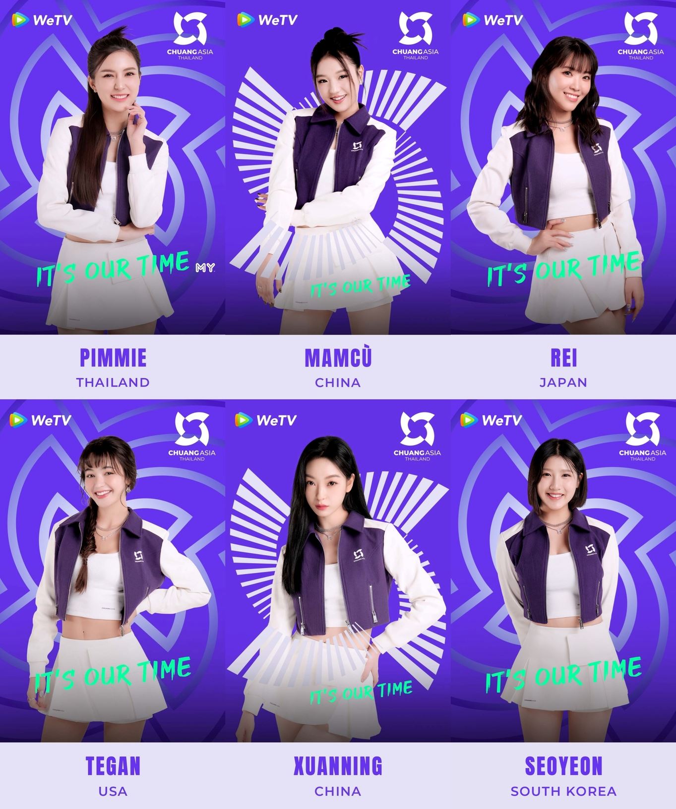 🇹🇭《创造营亚洲》学员公式照公开❗大马代表elynleong、安俐颖高甜来袭💗