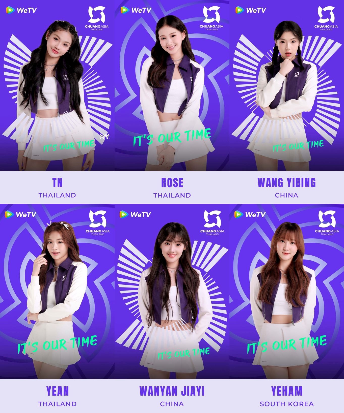 🇹🇭《创造营亚洲》学员公式照公开❗大马代表elynleong、安俐颖高甜来袭💗