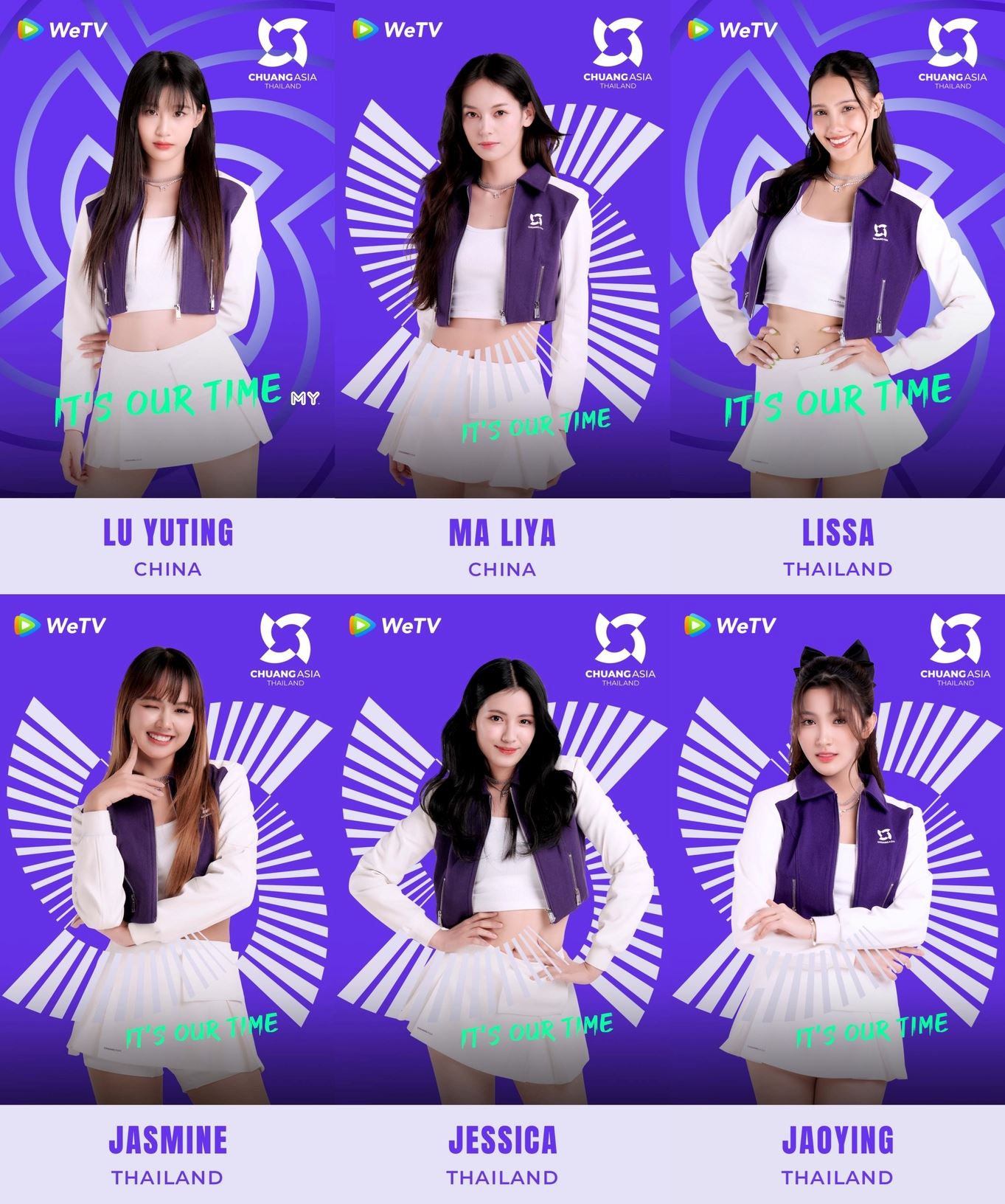 🇹🇭《创造营亚洲》学员公式照公开❗大马代表elynleong、安俐颖高甜来袭💗