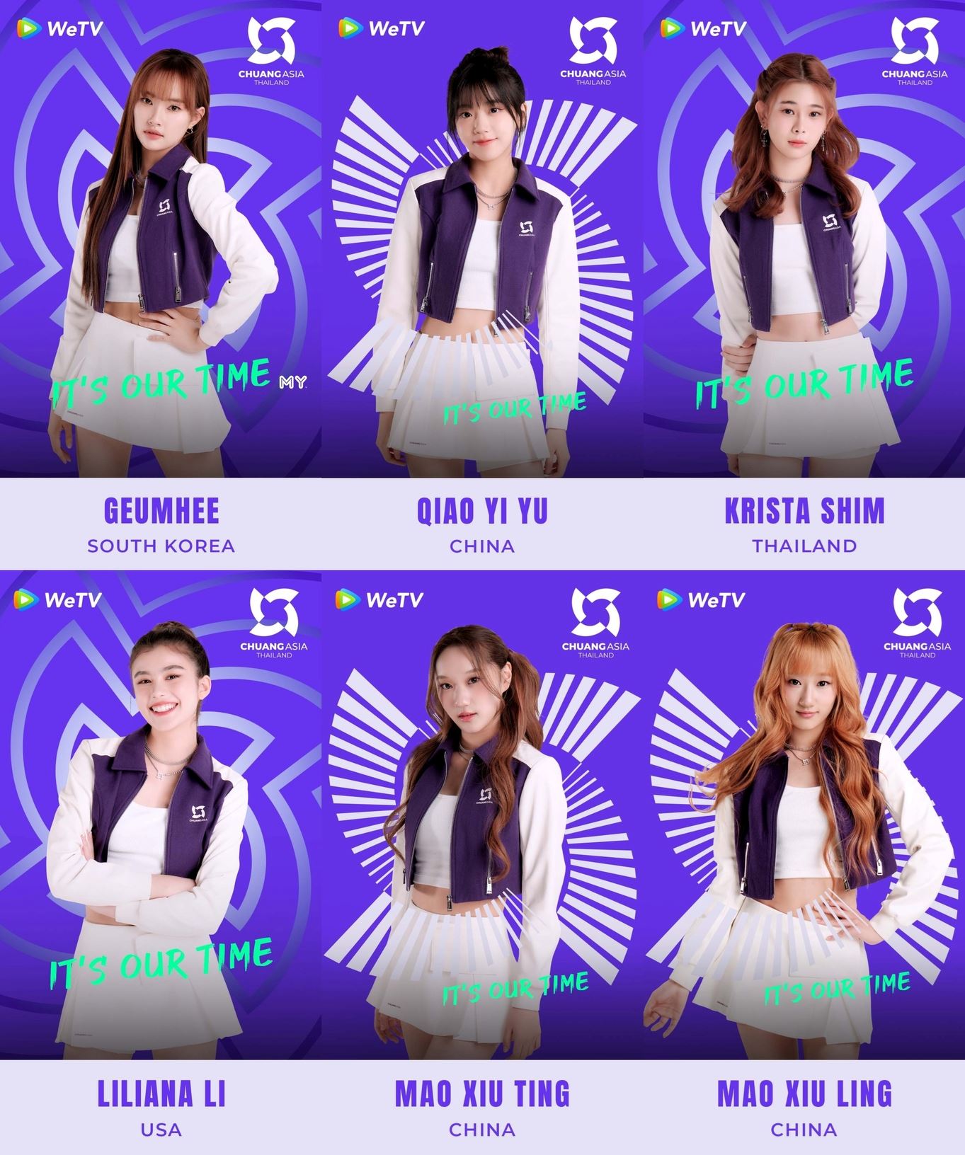 🇹🇭《创造营亚洲》学员公式照公开❗大马代表elynleong、安俐颖高甜来袭💗