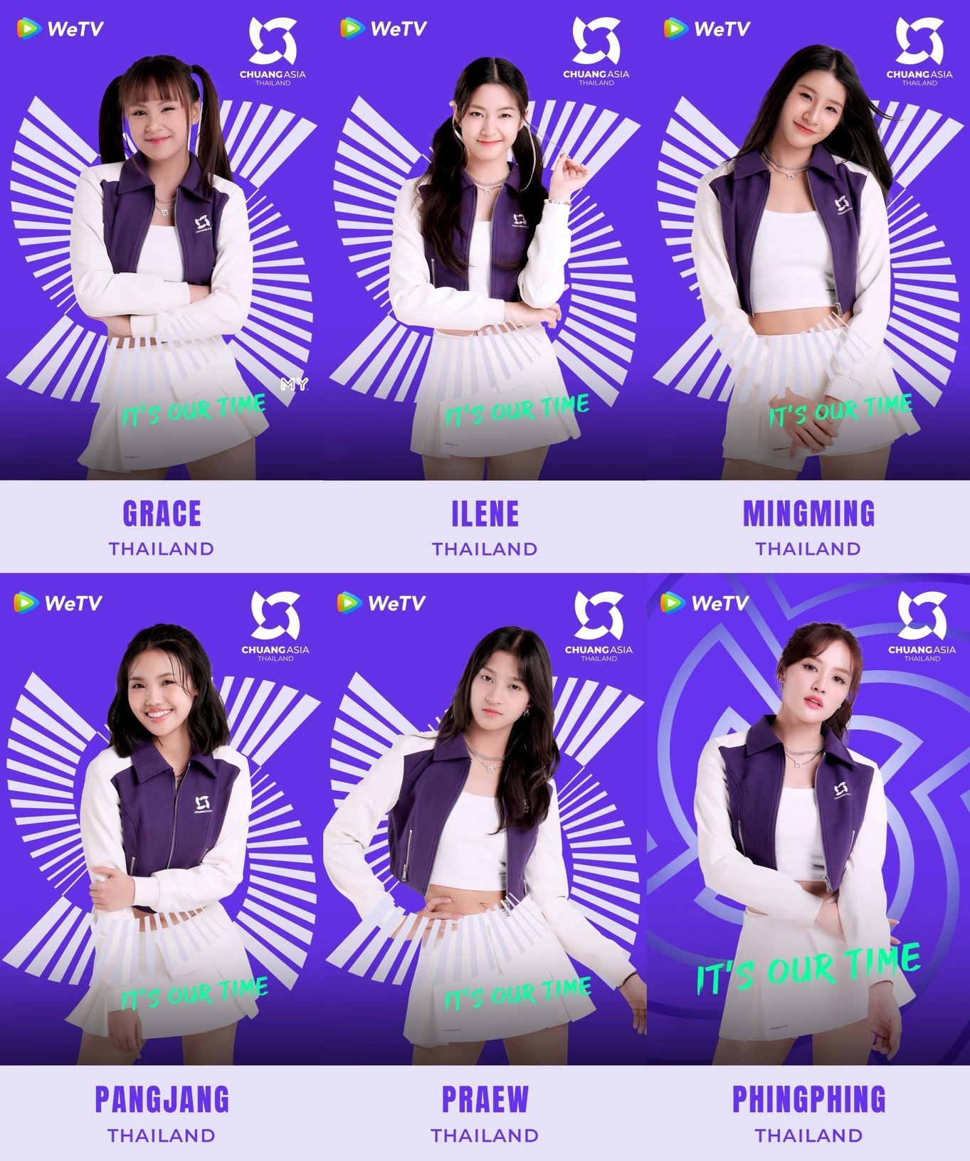 🇹🇭《创造营亚洲》学员公式照公开❗大马代表elynleong、安俐颖高甜来袭💗