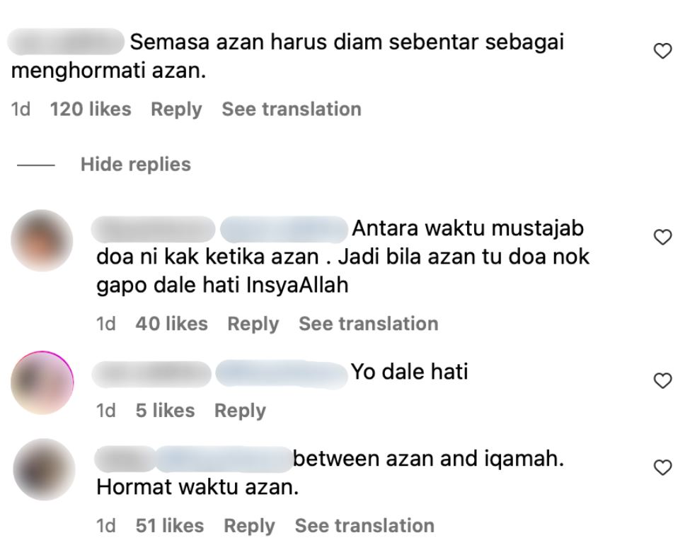 ameera khan dan ibu berdoa di mekah, netizen tegur jangan berbual masa azan