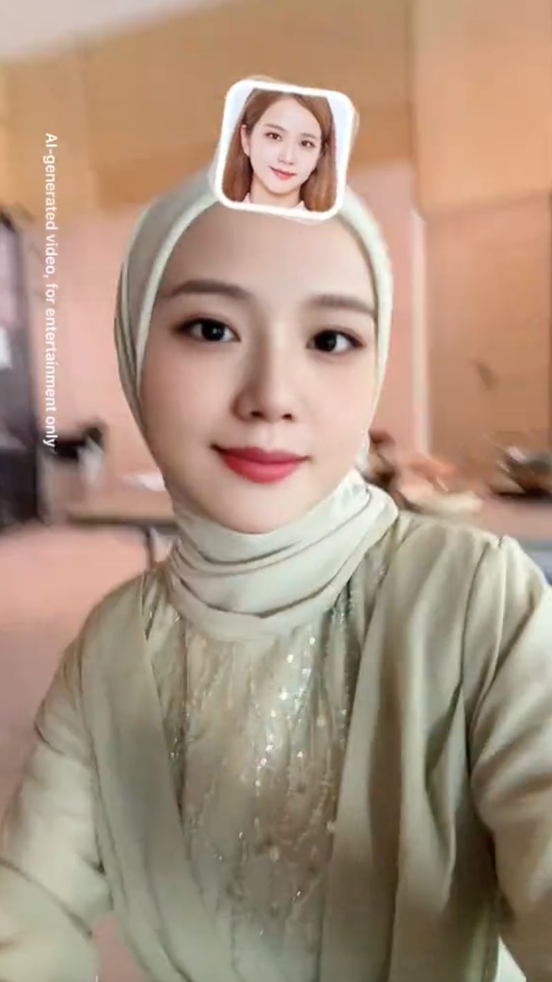 mira filzah cuba filter tukar muka ahli blackpink, wajah jisoo tiada beza [video]