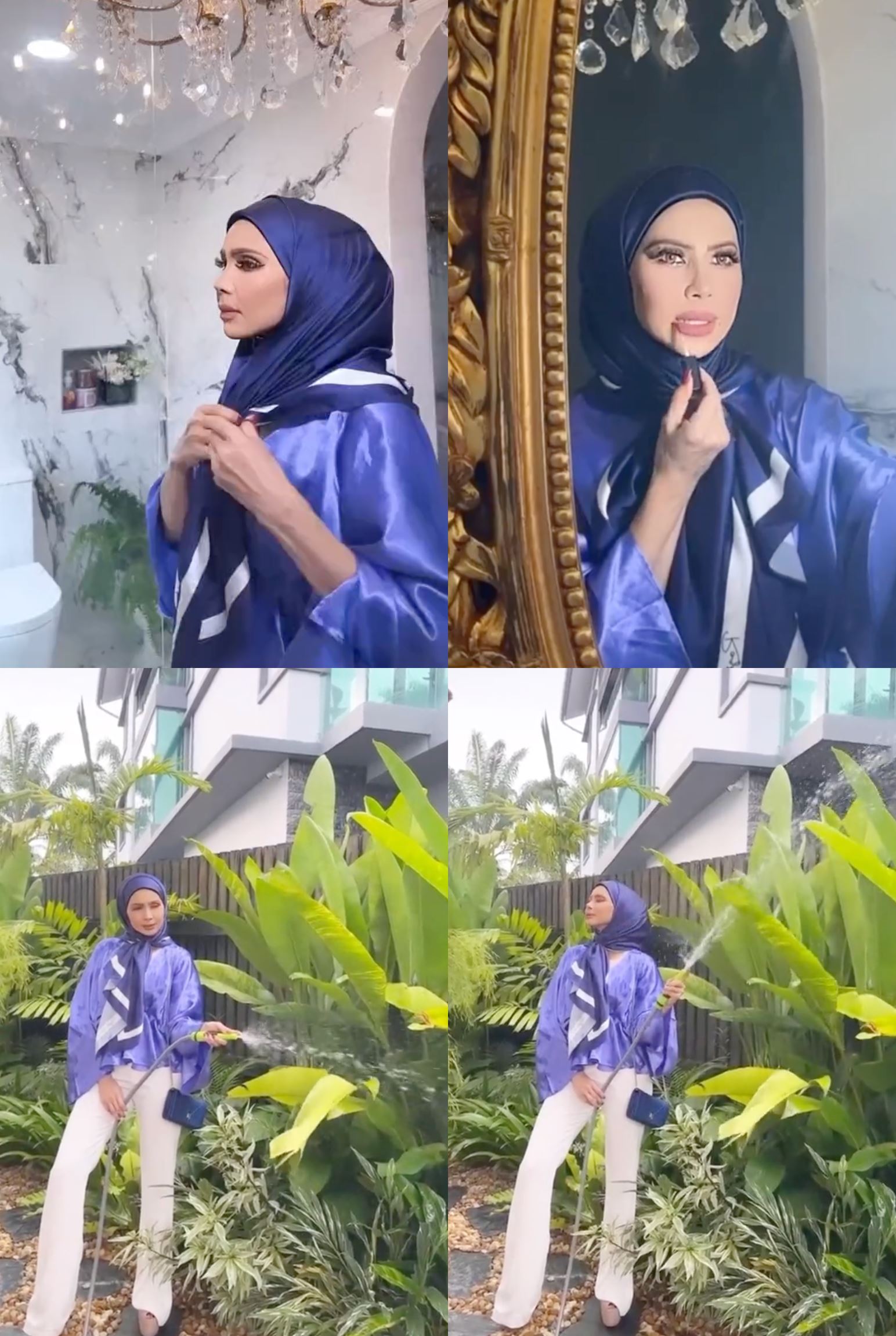 che ta melaram sakan walau hanya untuk siram pokok [video]