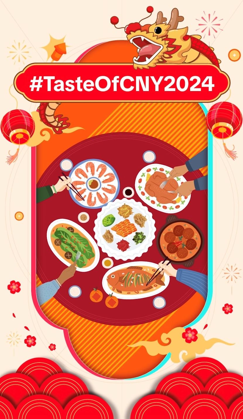 tiktok与主厨创作者合作！推出应用内庆祝活动迎新春！