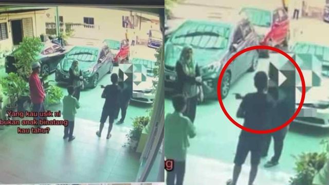 berang rambut anak dipotong, bapa selamba maki guru