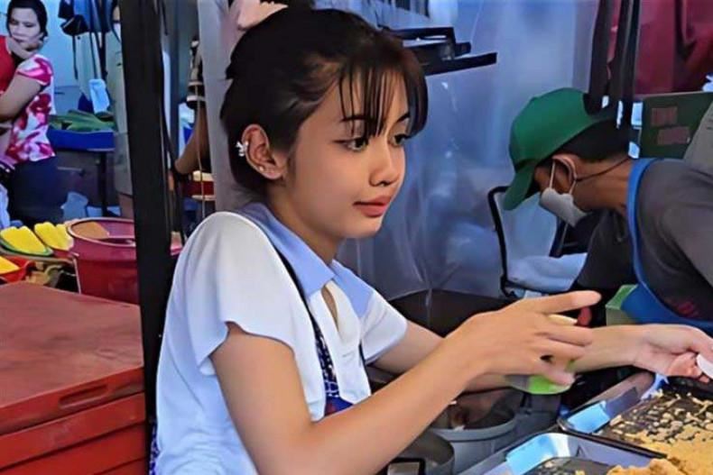 🇹🇭炸鸡女孩后续来了❗同款《rockstar》造型惊呆网民⚡️