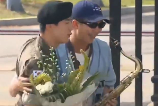 rm's saxophone performance catches bts jin off guard: “i didn't even realise!”