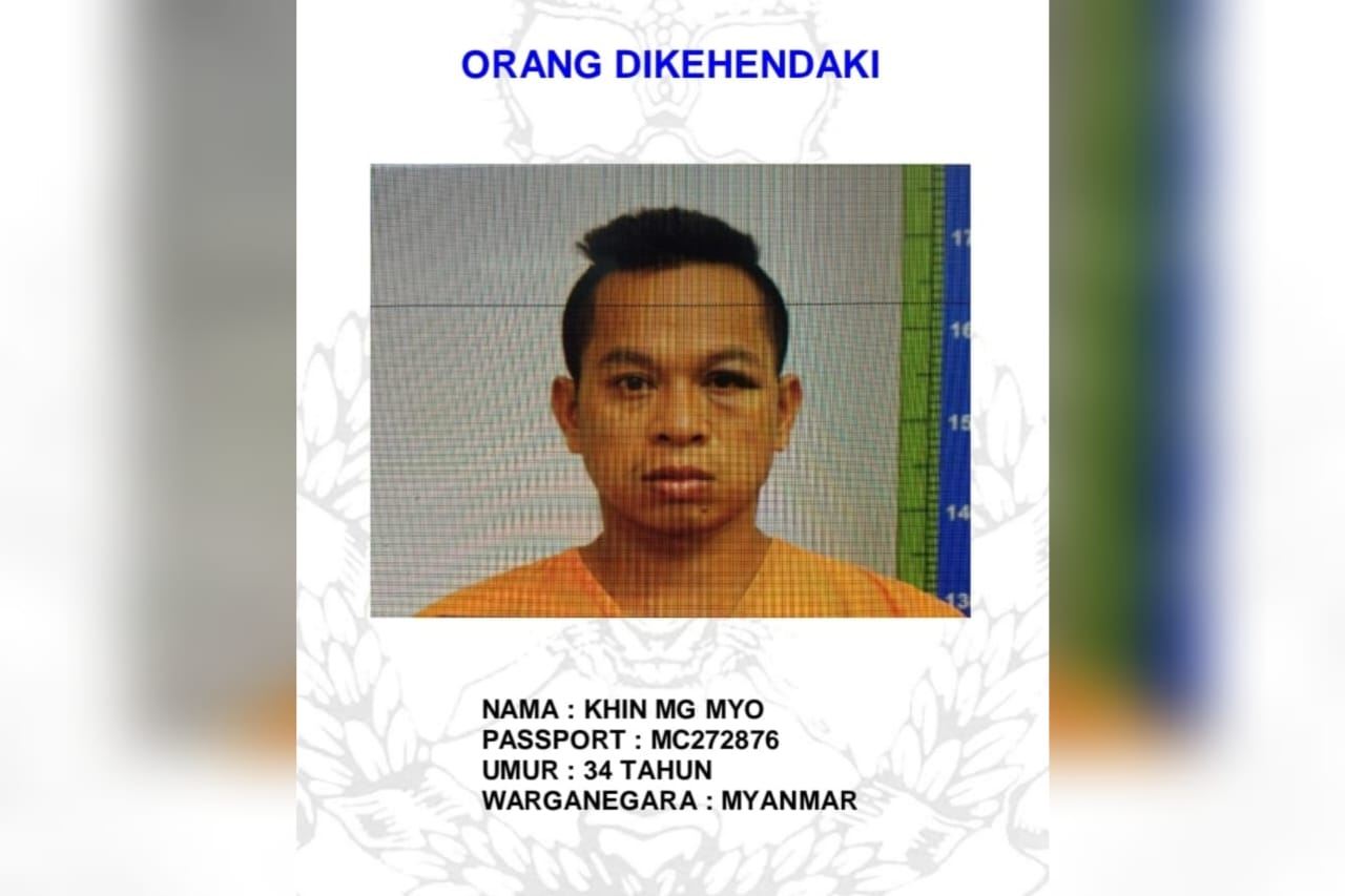 kejam! lelaki bunuh isteri masih diburu