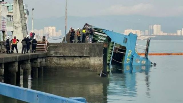 pengikat putus, feri ikonik pulau pinang tenggelam 