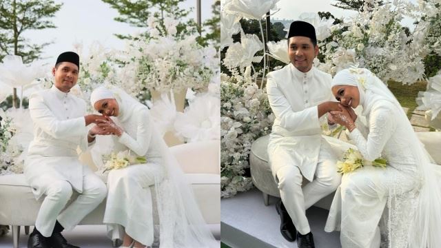 sarah suhairi selamat bernikah, duda anak 3 jadi pilihan