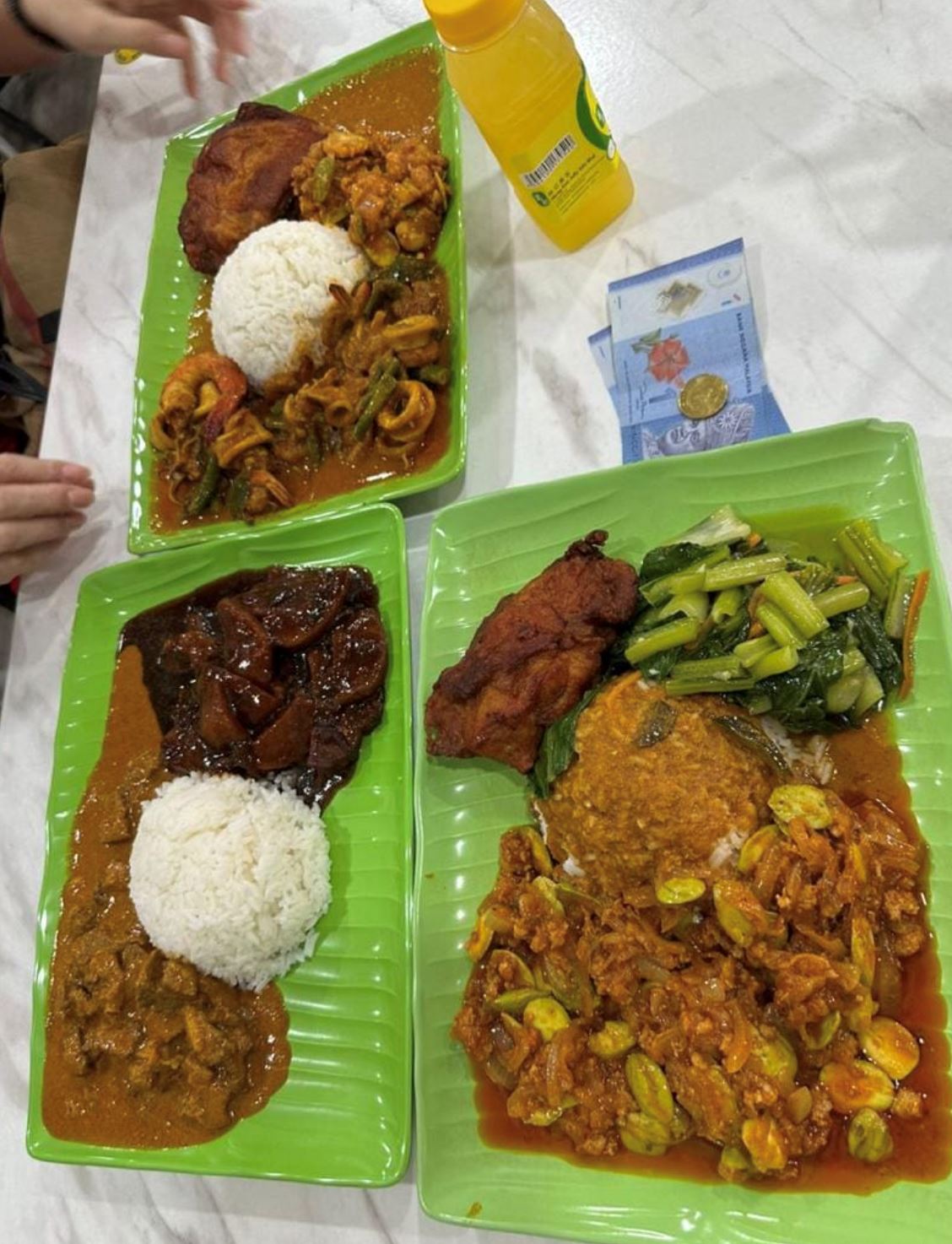 diners fume over rm156.50 bill for three plates of mixed rice in johor bahru