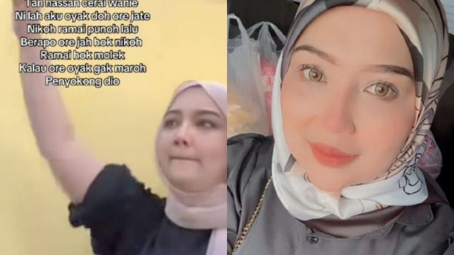 wanita sedang buat ‘live’ terkejut diceraikan suami depan ‘followers’