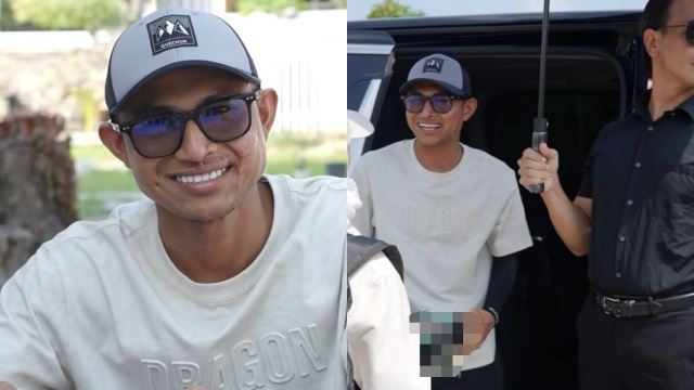 faisal halim lemparkan senyuman, bikin peminat lega