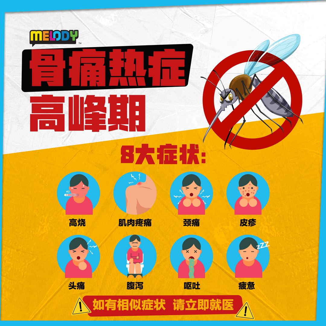 ⚠️骨痛溢血热症的8大警号你知道吗❓蚊虫滋生高峰期不可轻视❗