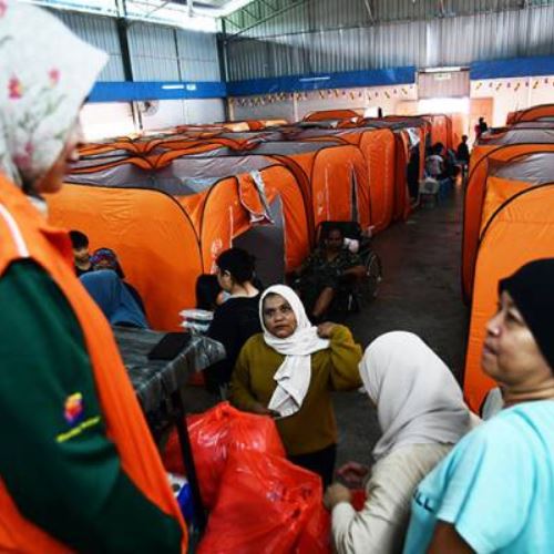 sebanyak 1,361 mangsa masih ditempatkan di 12 pps